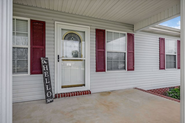 view of property entrance