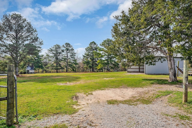 view of yard