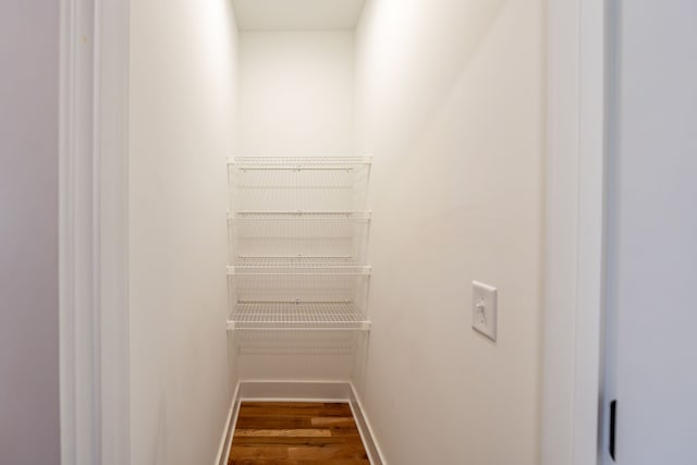 interior space featuring dark hardwood / wood-style floors