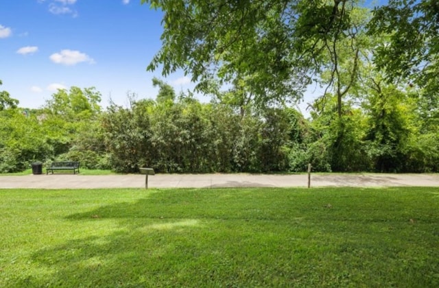 surrounding community featuring a lawn