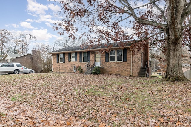 view of ranch-style home