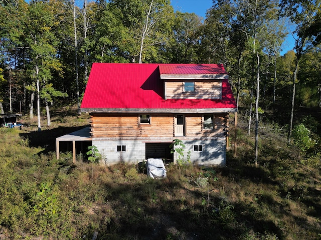 view of side of home