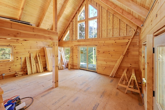 interior space featuring plenty of natural light