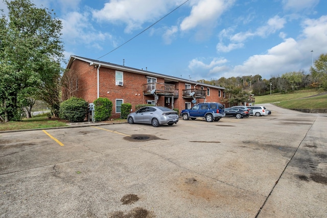 view of parking / parking lot