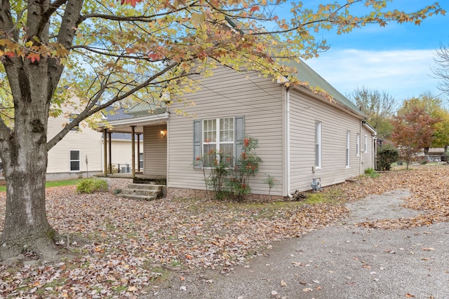 view of front of home