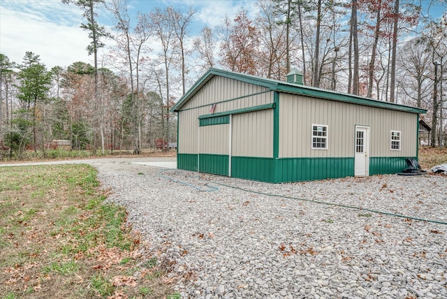 view of outbuilding