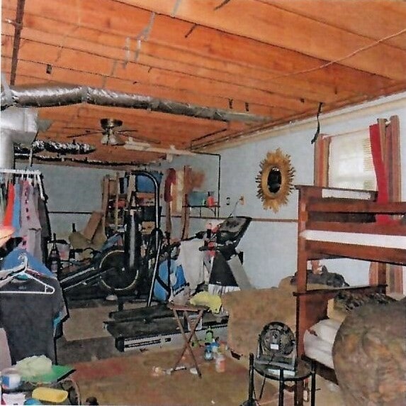 view of basement