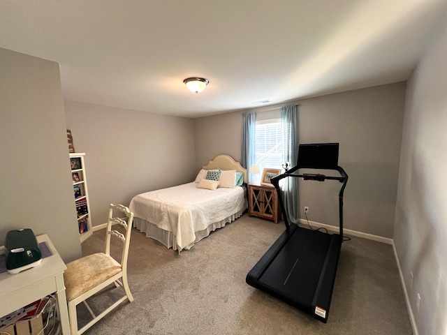 bedroom featuring carpet floors