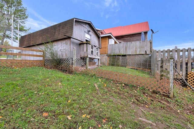 view of side of property