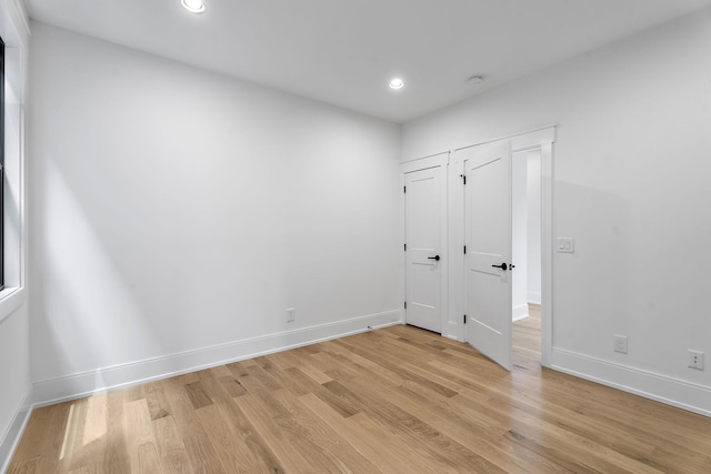 interior space featuring light hardwood / wood-style flooring