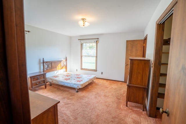 bedroom featuring carpet flooring