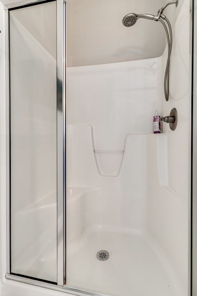 bathroom with walk in shower