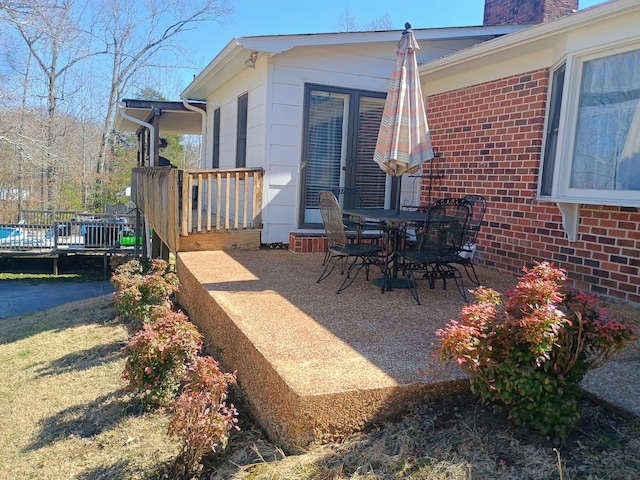 view of patio