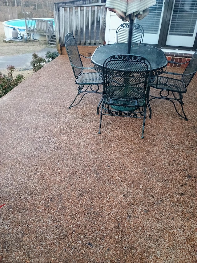 view of patio / terrace featuring outdoor dining area