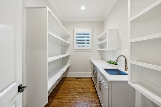 pantry with sink