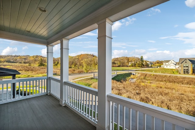 view of deck