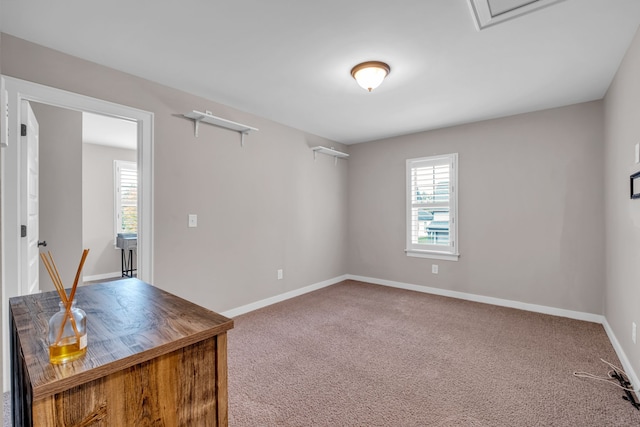 empty room featuring carpet floors