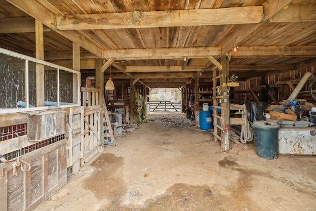 view of stable