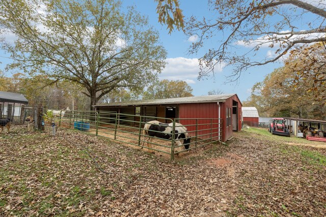 view of stable