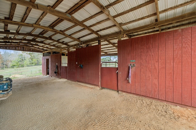 view of stable