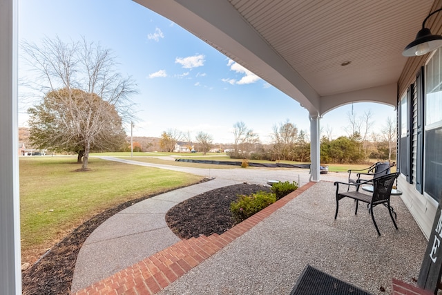 view of patio