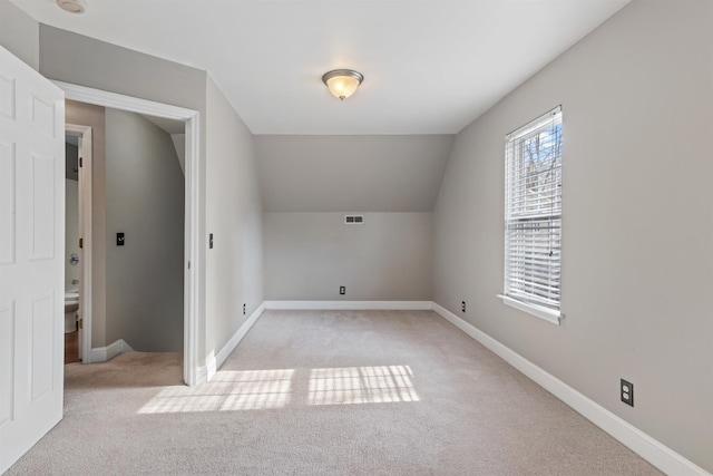 interior space with light carpet