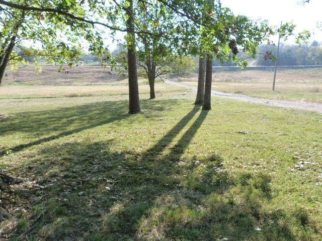 view of yard featuring a rural view