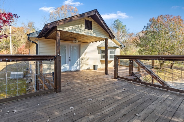 view of deck