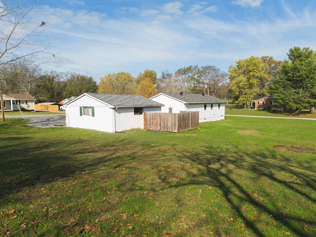 view of yard