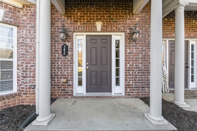 view of entrance to property