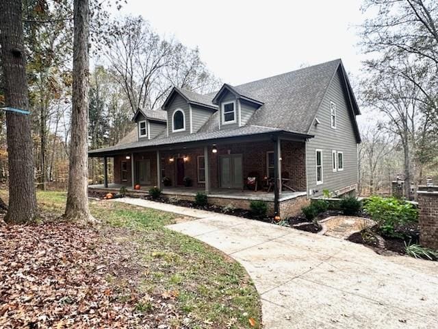 bungalow-style home featuring a porch