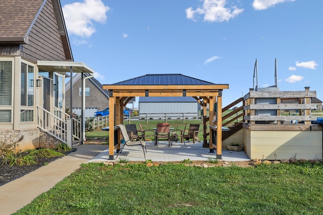 exterior space featuring a patio area