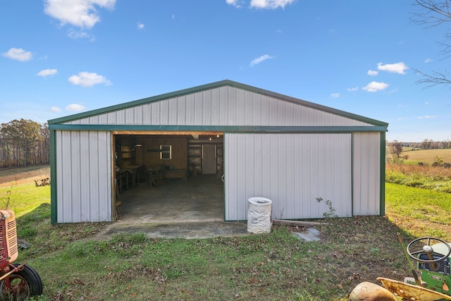 view of outdoor structure