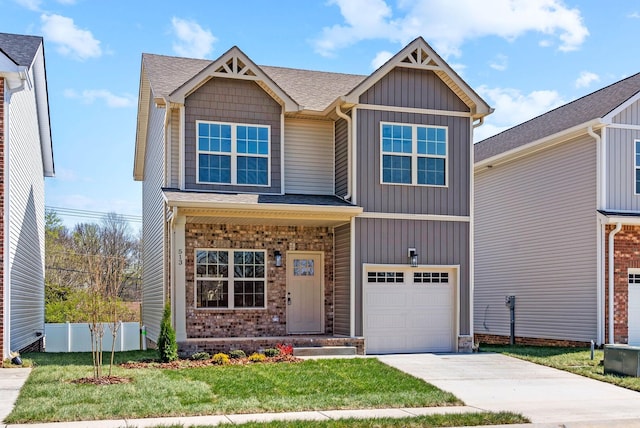6 Charleston Cv, Clarksville, TN 37043 - view of front of property with driveway, an attached garage, board and batten siding, and a shingled roof