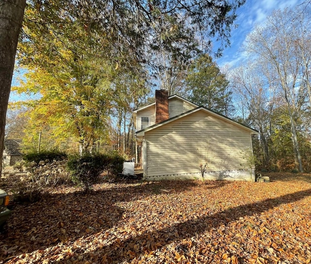 view of side of property