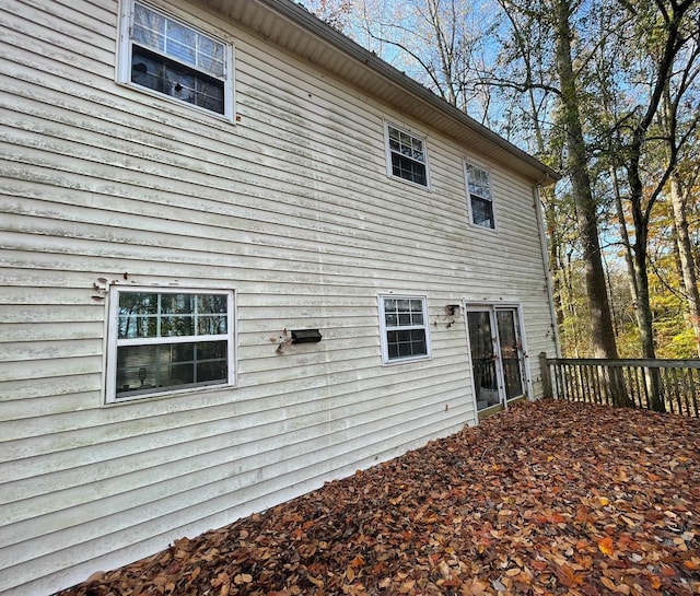 view of rear view of property