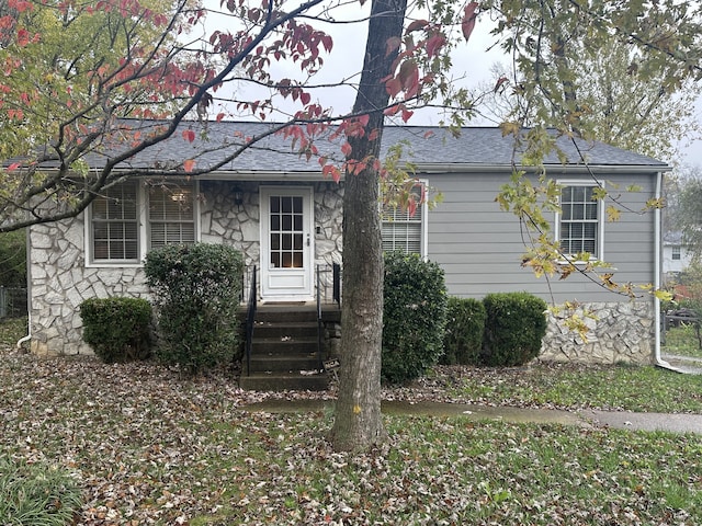 view of ranch-style home