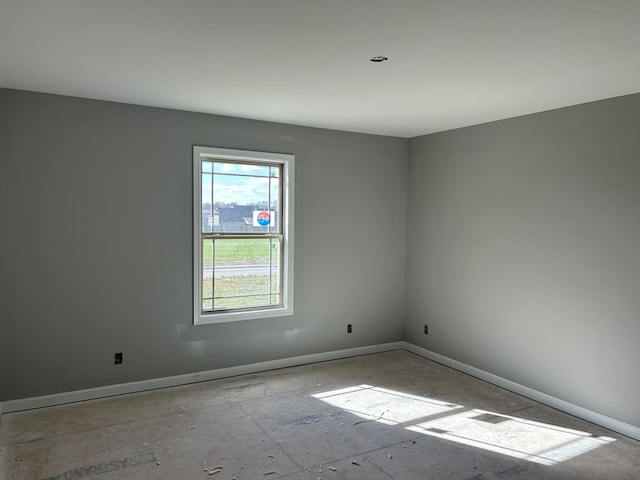 view of unfurnished room