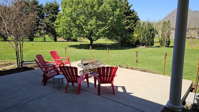 view of patio