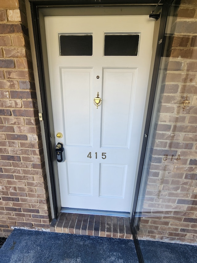 view of entrance to property