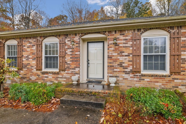 view of entrance to property