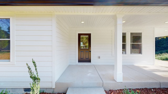 view of entrance to property