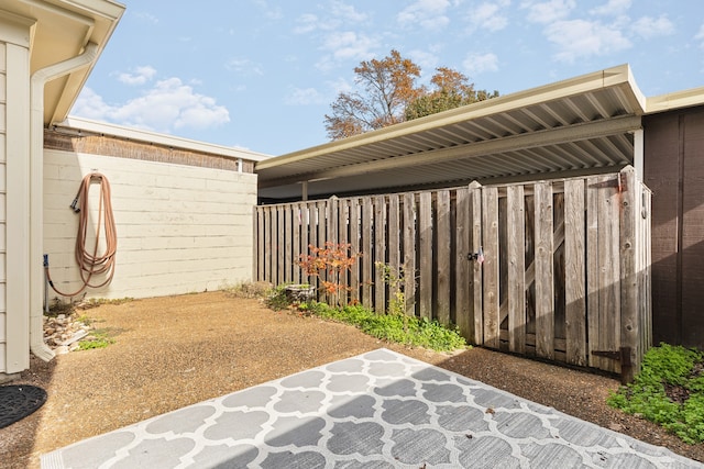 view of patio