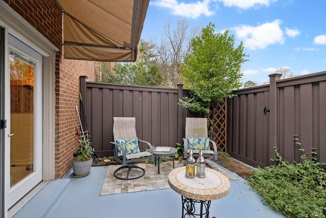 view of patio