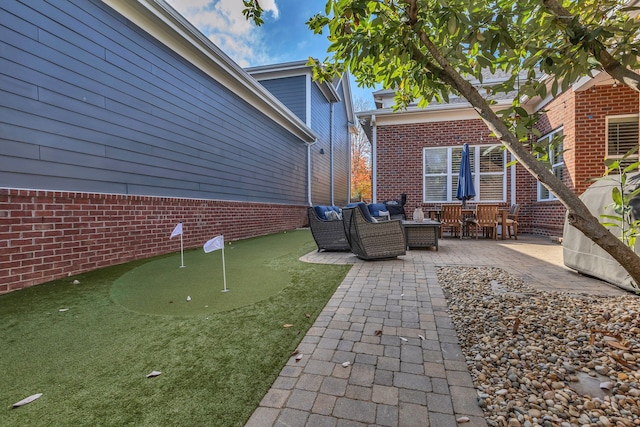 view of patio / terrace featuring outdoor lounge area