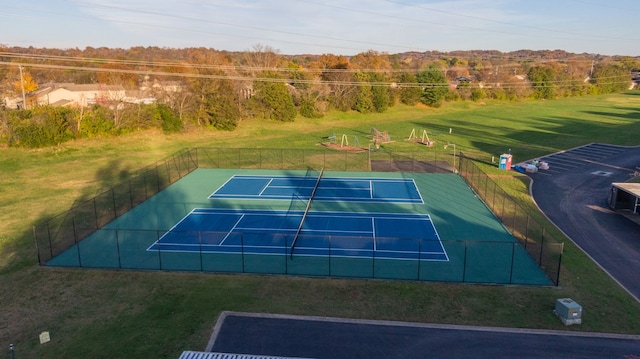 view of sport court