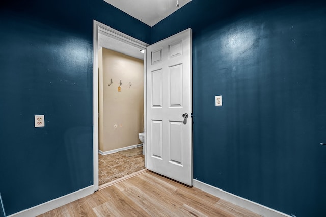 interior space featuring hardwood / wood-style flooring