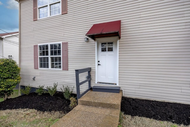 view of entrance to property