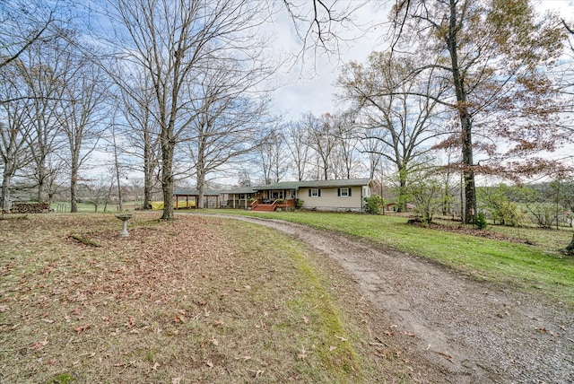 view of ranch-style home