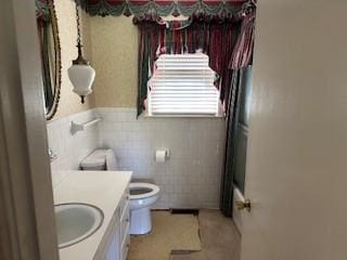 1337 Vanderbilt Rd, Mount Juliet, TN 37122 - full bathroom with vanity and tile walls